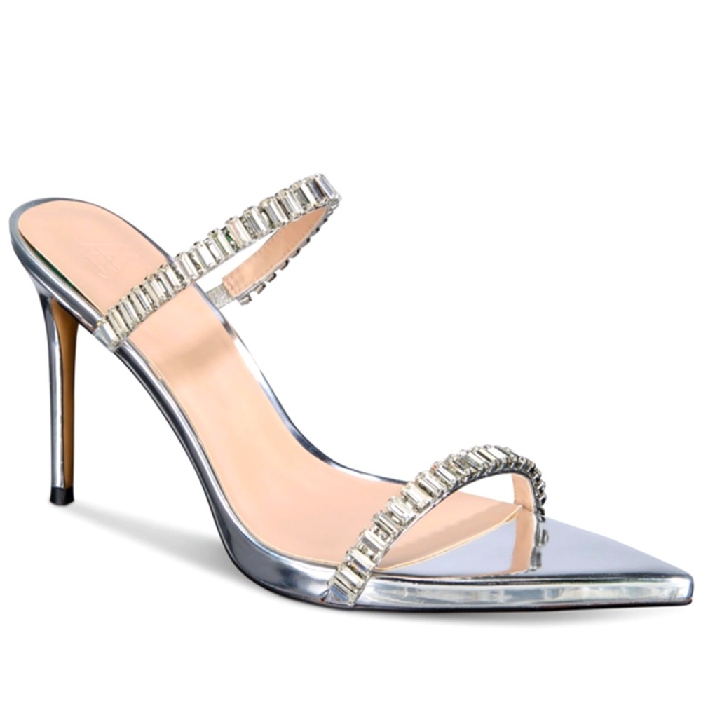 AAJ by AMINAH LAILA RHINESTONE DRESS SANDALS